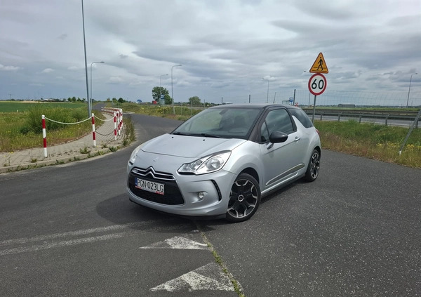 Citroen DS3 cena 22900 przebieg: 155000, rok produkcji 2012 z Złocieniec małe 172